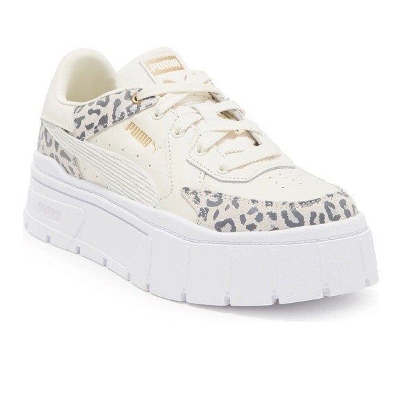 Puma - Mayze Leopard Stack Edgy Platform Sneaker - size 8.5 - NEW!! - Picture 9 of 9